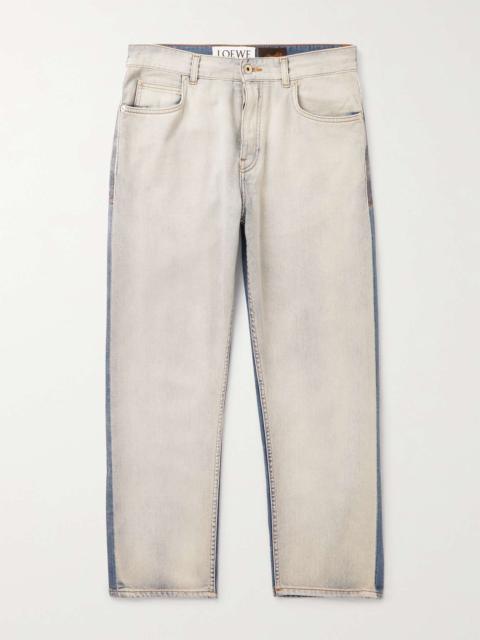 Loewe + Paula's Ibiza Two-Tone Denim Jeans