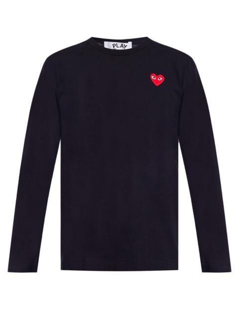 Comme des Garçons PLAY embroidered 로고 점퍼