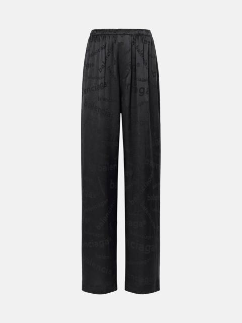 BALENCIAGA loose-fit long-leg trousers