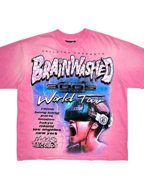 HELLSTAR Studios Brainwashed World Tour Short Sleeve T-Shirt "Pink" HSR116