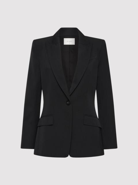 ST. AGNI Slim Cut Out Blazer - Black