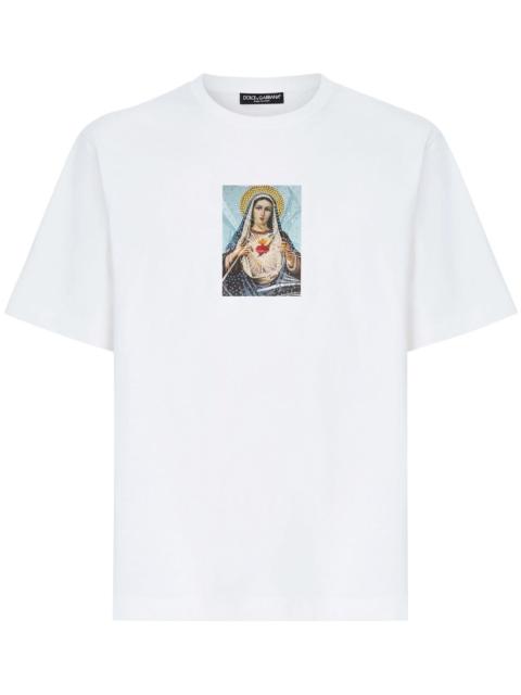 Dolce & Gabbana graphic-print cotton T-shirt