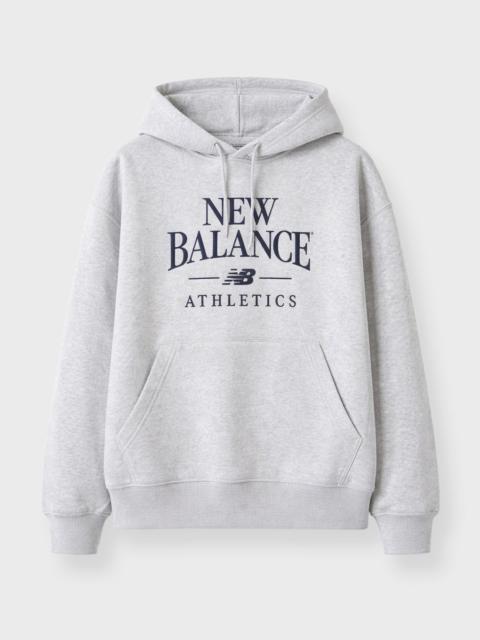 New Balance Hoodie Trackside Fleece Grey