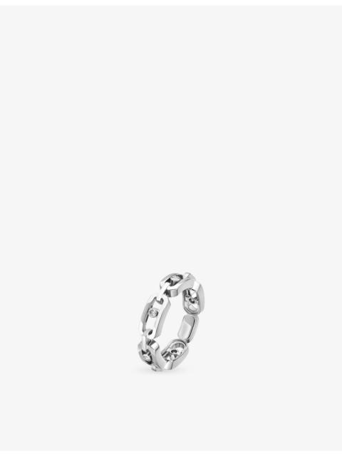 MESSIKA Move Link Multi 18ct gold and 0.09ct diamond ring