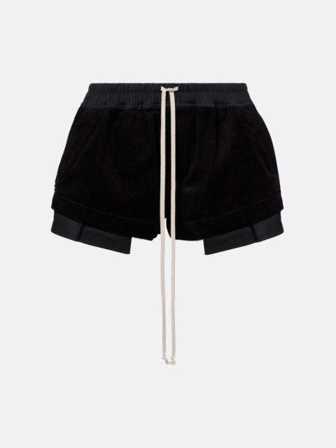 Rick Owens Fog cotton and linen shorts