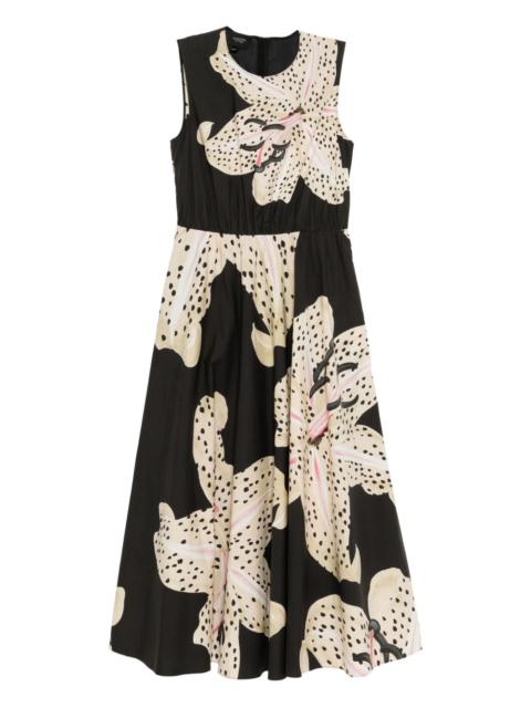 GIAMBATTISTA VALLI floral-print dress
