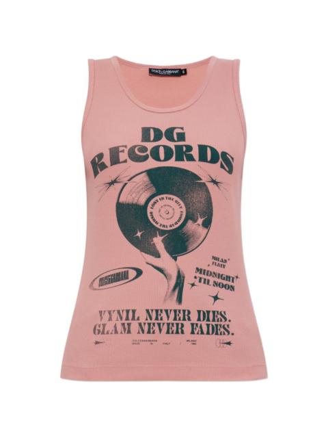 Dolce & Gabbana printed tank top