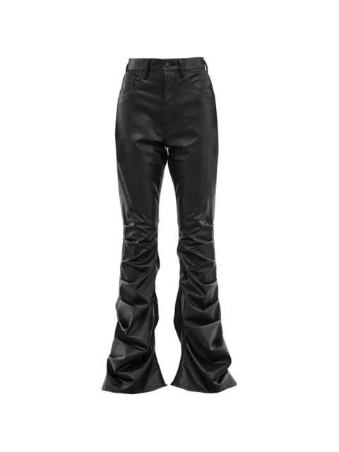 Junya Watanabe ruffled flared trousers