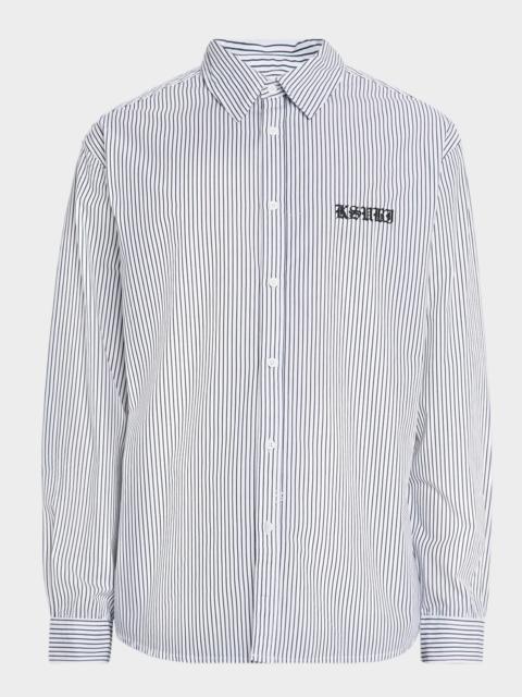 Ksubi Men's Haunted Striped Button-Front Shirt