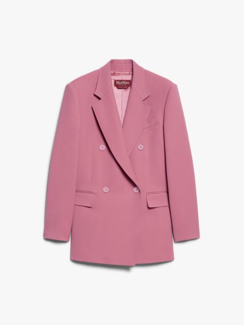 Max Mara LAMELLA Oversized wool satin crêpe blazer