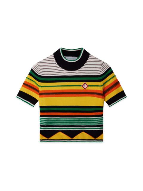 CASABLANCA Knitted Striped Shirt