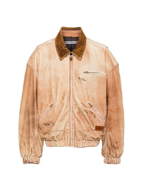 Alexander Wang shearling printed jacket