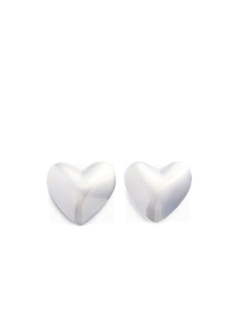 PATOU Heart clip earrings