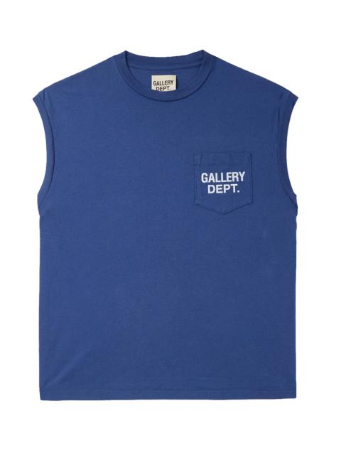 GALLERY DEPT. Dept Logo Sleeveless T-Shirt "Navy & White" GD302