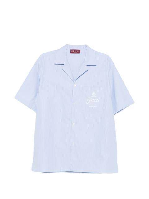 GUCCI striped logo shirt