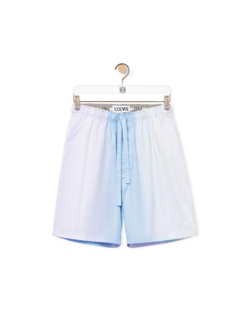 Loewe Shorts in striped cotton