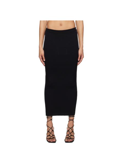 CHRISTOPHER ESBER Black Submerged Underwear Maxi Skirt