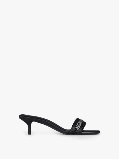 Givenchy G WOVEN SANDALS IN LEATHER
