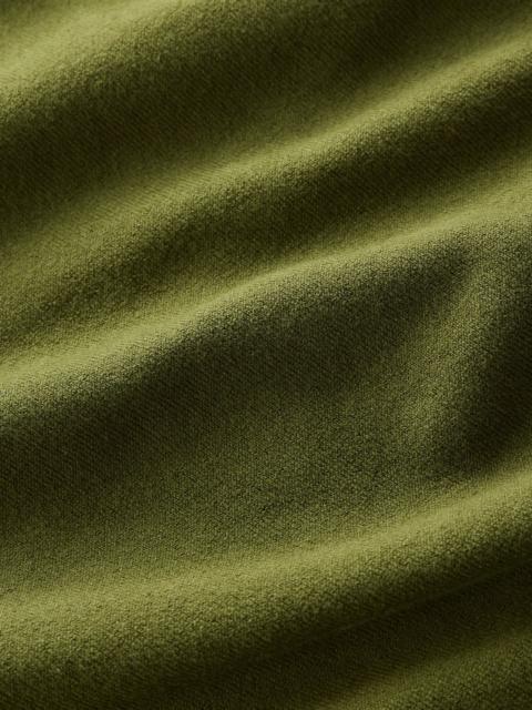 BODEN Camilla Cotton Crew Sweater-Forest Green