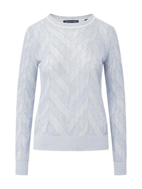 VERONICA BEARD MAGELLEN LINEN-BLEND SWEATER