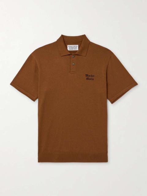 WACKO MARIA Logo-Embroidered Cotton Polo Shirt