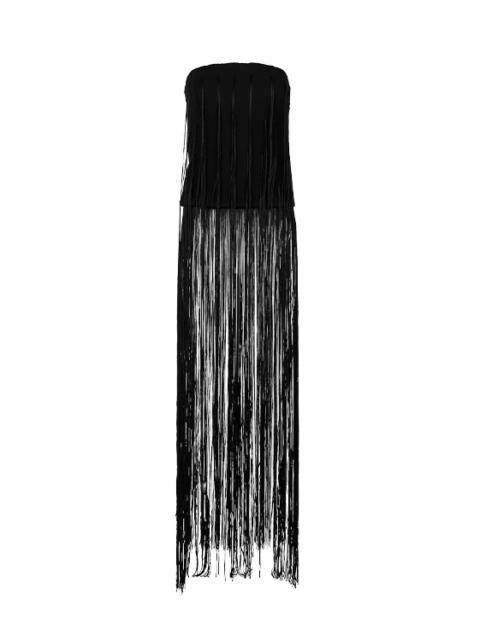 entire studios FRINGE TUBE BLACK WOOL