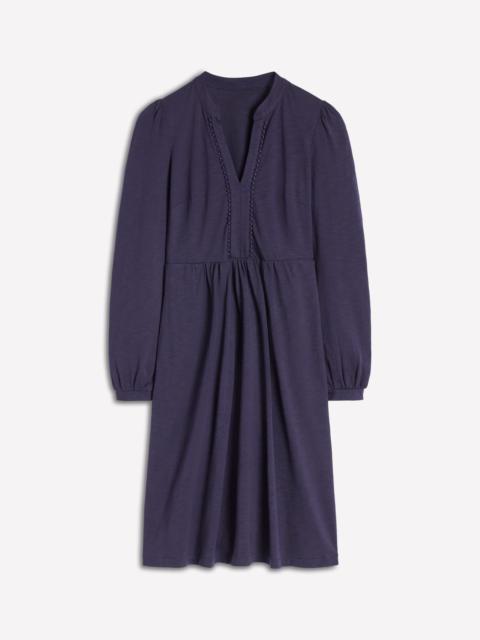 BODEN Naomi Relaxed Jersey Dress-Navy