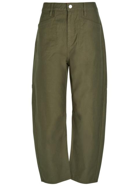 rag & bone Rag & Bone Stevie Utility Tapered-leg Cotton Trousers