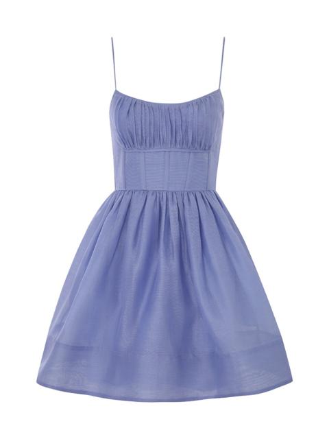 Zimmermann NATURA RUCHED MINI DRESS