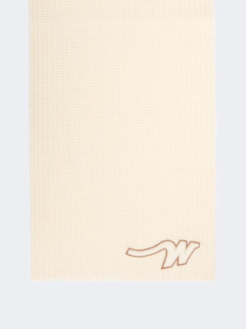 WEEKEND Max Mara BARDIES Wool yarn scarf - WHITE