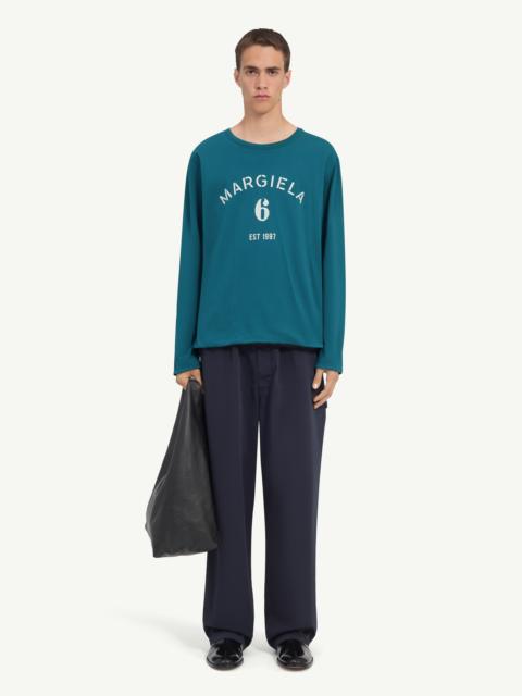 MM6 Maison Margiela Reversible cotton jersey top