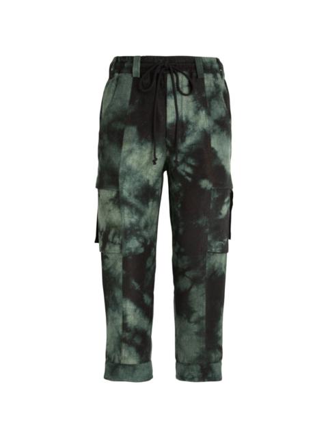 Song for the Mute Gradient-Dye Cargo Trousers