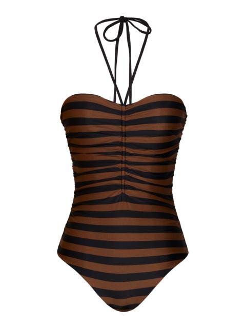 Ucayali Striped One-Piece Swimsuit print