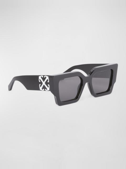 Off-White Men's Catalina Acetate Square Sunglasses