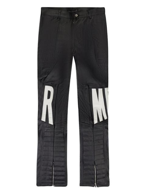 WHO DECIDES WAR mrdr leather trousers