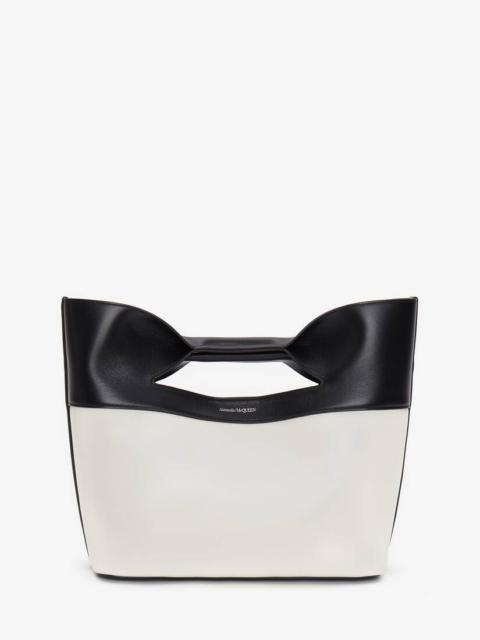 Alexander McQueen Women's The Bow Small in Black/white