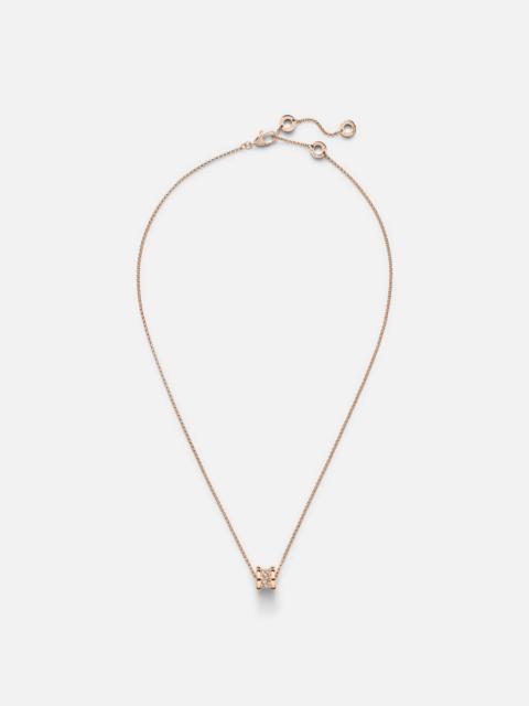 BVLGARI B.zero1 18kt rose gold pendant necklace with diamonds
