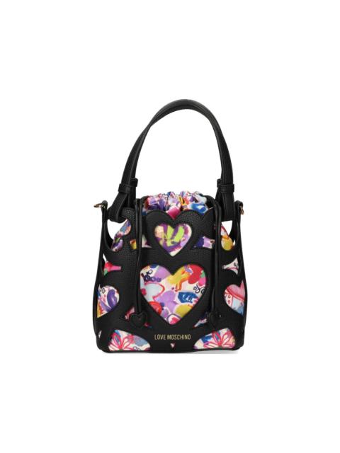 Moschino heart-detail tote bag