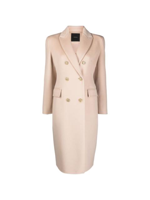 PINKO double-breasted mid-length coat