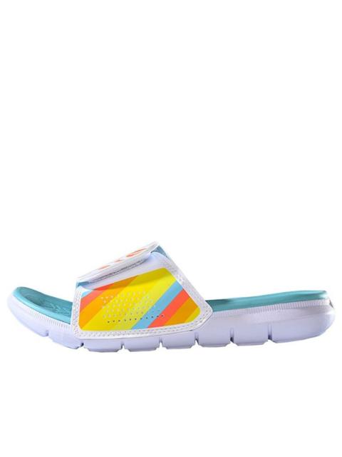 Li-Ning Li-Ning 1 Badfive Basketball Slides 'Blue Multi' ABTR007-1