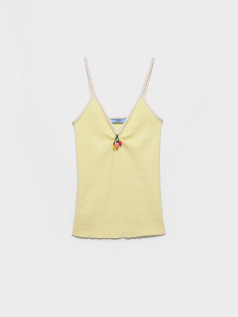 Prada Cotton bouclé top