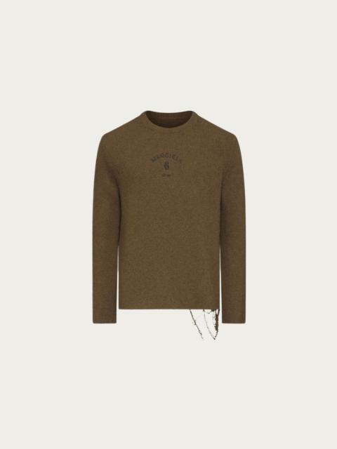 MM6 Maison Margiela Wool Blend Jumper - Brown