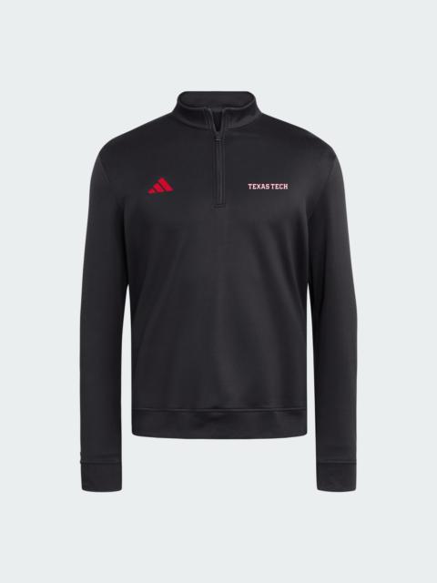 adidas Texas Tech Red Raiders Mens Ultimate365 Cozy 1/4 Zip Sweatshirt