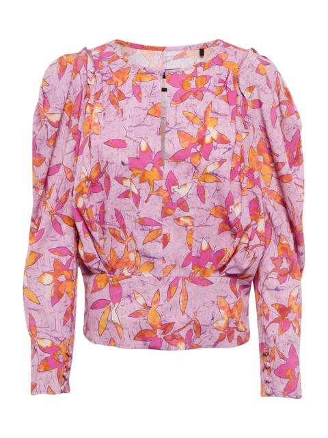 Isabel Marant Zargae floral blouse