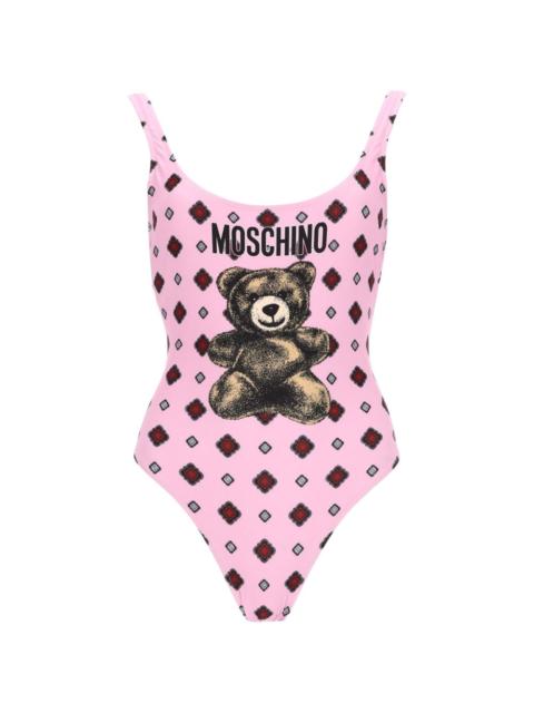 Moschino printed one piece