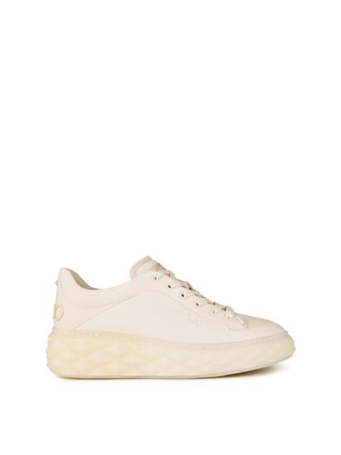 JIMMY CHOO DIAMOND MAXI OMBRE LEATHER SNEAKERS