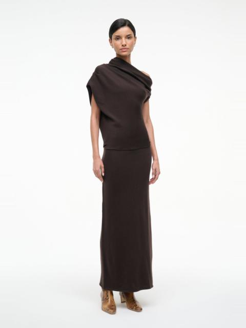 STAUD STAUD MABEL DRESS EARTH