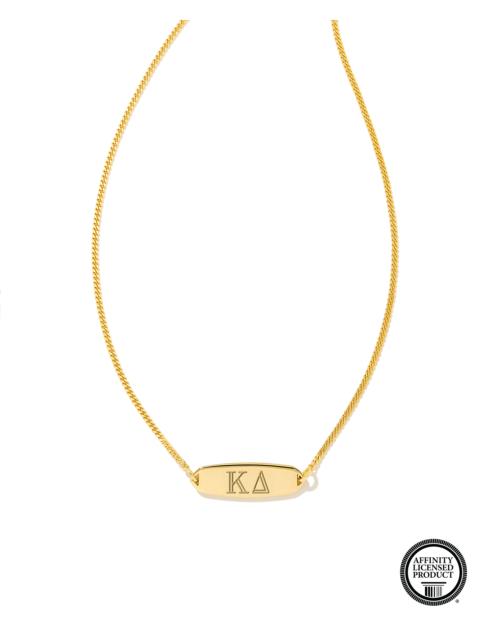 KENDRA SCOTT Kappa Delta Pendant Necklace in 18k Gold Vermeil