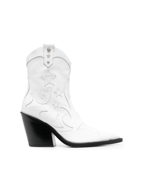 PHILIPP PLEIN stars-detail cowboy boots