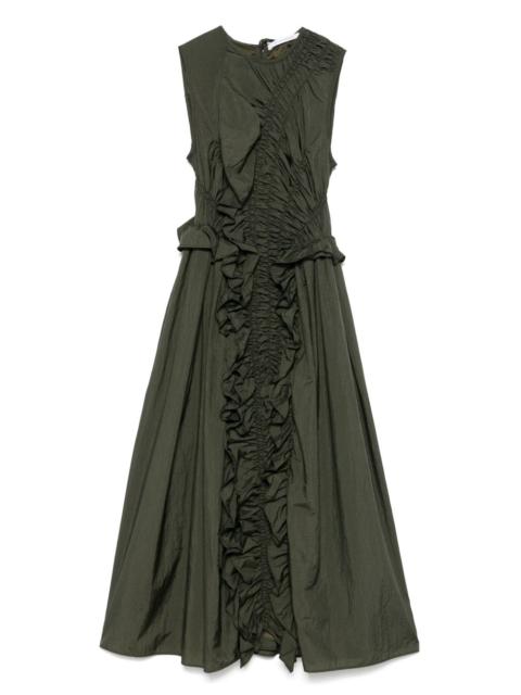 CECILIE BAHNSEN ruched-detailed midi dress